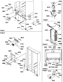 Drain System, Rollers, And Evaporator Assy parts for Amana Side-By-Side Refrigerator SSD522TBW-P1313601WW from AppliancePartsPros.com