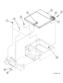 Cabinet Top parts for Speed Queen Dryer SSE007LF from AppliancePartsPros.com