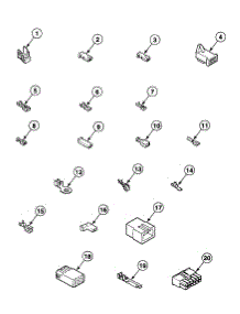 Blocks parts for Speed Queen Dryer SSE107QF1724 from AppliancePartsPros.com