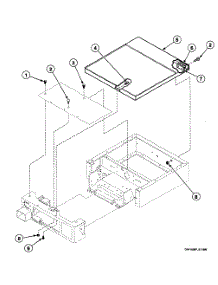 Cabinet Top parts for Speed Queen Dryer SSE107QF99L6 from AppliancePartsPros.com