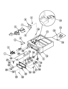 Control Panel parts for Speed Queen Dryer SSE107QF99L7 from AppliancePartsPros.com