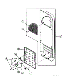 Heater parts for Speed Queen Dryer SSE107WF1724 from AppliancePartsPros.com