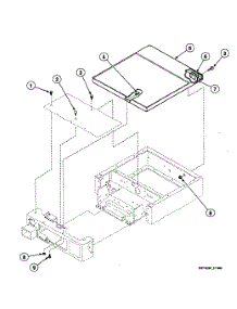 Cabinet Top parts for Speed Queen Dryer SSE307QF from AppliancePartsPros.com
