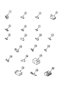 Blocks parts for Speed Queen Dryer SSE307QF from AppliancePartsPros.com