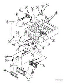 Control Panel parts for Speed Queen Dryer SSE507QF from AppliancePartsPros.com