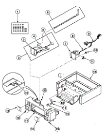 Control Cabinet parts for Speed Queen Dryer SSE507QF from AppliancePartsPros.com
