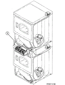 Harnesses 1 parts for Speed Queen Dryer SSE507QF1500 from AppliancePartsPros.com