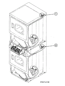 Harnesses 2 parts for Speed Queen Dryer SSE507QF1500 from AppliancePartsPros.com