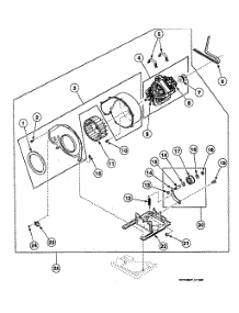 Motor Assy parts for Speed Queen Dryer SSE517LF1500 from AppliancePartsPros.com