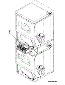 Harnesses 1 parts for Speed Queen Dryer SSE707QF from AppliancePartsPros.com