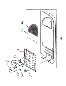 Heater parts for Speed Queen Dryer SSE717LF from AppliancePartsPros.com