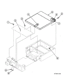 Cabinet Top parts for Speed Queen Dryer SSE717WF from AppliancePartsPros.com