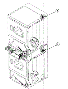 Harnesses 2 parts for Speed Queen Dryer SSE807LF1500 from AppliancePartsPros.com