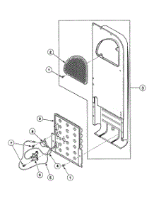 Heater Assy parts for Speed Queen Dryer SSE807WF from AppliancePartsPros.com