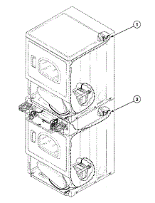 Harnesses 2 parts for Speed Queen Dryer SSE907LF1500 from AppliancePartsPros.com