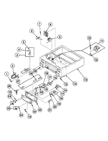 Control Panel parts for Speed Queen Dryer SSE907QF1500 from AppliancePartsPros.com
