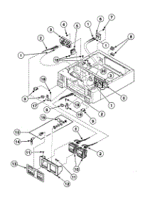 Control Panel parts for Speed Queen Dryer SSEB07LJ1500 from AppliancePartsPros.com
