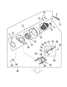 Motor Assy parts for Speed Queen Dryer SSEB07LJ1500 from AppliancePartsPros.com