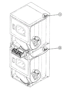 Harnesses 2 parts for Speed Queen Dryer SSEB07WJ1500 from AppliancePartsPros.com
