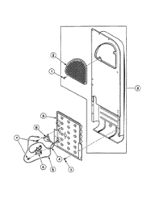 Heater Duct parts for Speed Queen Dryer SSEF17LJ from AppliancePartsPros.com