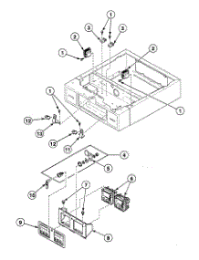 Control Panel parts for Speed Queen Dryer SSEF17WJ from AppliancePartsPros.com