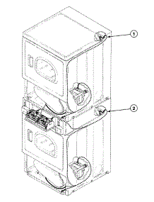 Harnesses 2 parts for Speed Queen Dryer SSEH07LJ from AppliancePartsPros.com