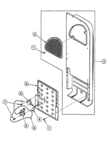 Heater Duct parts for Speed Queen Dryer SSEH07QJ1500 from AppliancePartsPros.com