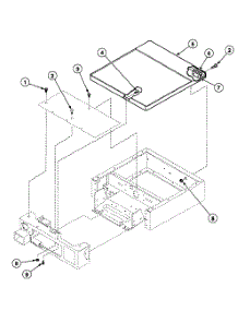 Cabinet Top parts for Speed Queen Dryer SSET07LF from AppliancePartsPros.com