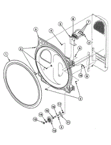 Roller Assy parts for Speed Queen Dryer SSET07LF from AppliancePartsPros.com