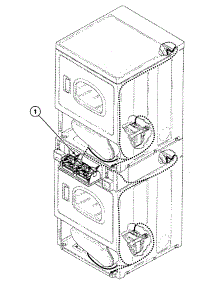 Harnesses 1 parts for Speed Queen Dryer SSET07LF from AppliancePartsPros.com