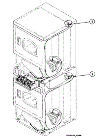 Harnesses 2 parts for Speed Queen Dryer SSEY07QF1500 from AppliancePartsPros.com