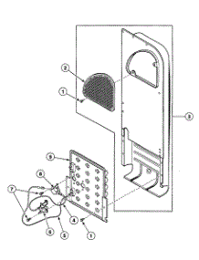 Heater Assy parts for Speed Queen Dryer SSEY17QF from AppliancePartsPros.com