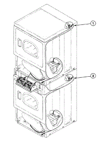 Harnesses 2 parts for Speed Queen Dryer SSEY17WF from AppliancePartsPros.com