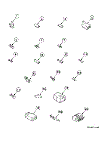 Terminal Blocks parts for Speed Queen Dryer SSG009LF from AppliancePartsPros.com