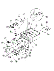 Control Panel parts for Speed Queen Dryer SSG309WF from AppliancePartsPros.com