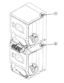 Harnesses 2 parts for Speed Queen Dryer SSG509QF from AppliancePartsPros.com