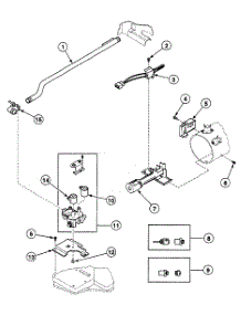 Gas Valve parts for Speed Queen Dryer SSG509WF from AppliancePartsPros.com