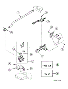 Gas Valve parts for Speed Queen Dryer SSG719QF from AppliancePartsPros.com