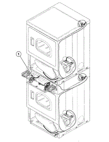 Harnesses 1 parts for Speed Queen Dryer SSG809LF from AppliancePartsPros.com