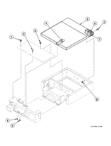Cabinet Top parts for Speed Queen Dryer SSG809QF from AppliancePartsPros.com