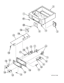 Control Panel parts for Speed Queen Dryer SSG809WF from AppliancePartsPros.com