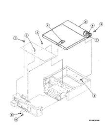 Cabinet Top parts for Speed Queen Dryer SSG909QF from AppliancePartsPros.com