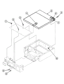 Cabinet Top parts for Speed Queen Dryer SSGA19LJ from AppliancePartsPros.com