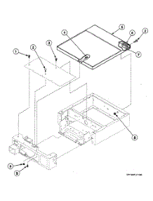 Cabinet Top parts for Speed Queen Dryer SSGF09WJ from AppliancePartsPros.com