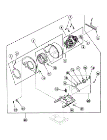 Motor Assy parts for Speed Queen Dryer SSGT09LF from AppliancePartsPros.com