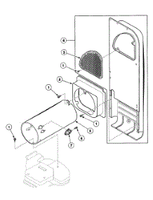 Duct Assy parts for Speed Queen Dryer SSGT09LF from AppliancePartsPros.com