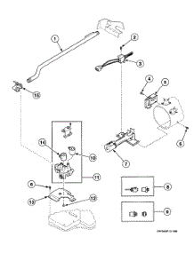 Gas Valve Assy parts for Speed Queen Dryer SSGT09LF from AppliancePartsPros.com