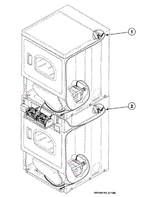 Harnesses 2 parts for Speed Queen Dryer SSGT09LF from AppliancePartsPros.com