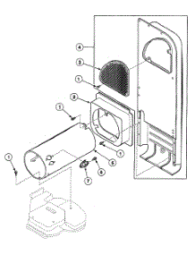 Heater Assy parts for Speed Queen Dryer SSGT19QF from AppliancePartsPros.com