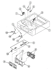 Control Panel parts for Speed Queen Dryer SSGY09QF from AppliancePartsPros.com